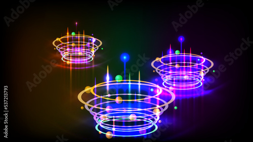 Modern abstract high-speed arrows light effect movement. Technology futuristic dynamic motion for banner or poster design background concept.