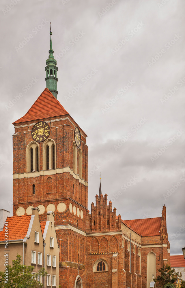 Church of St. John in Gdansk. Poland