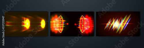 Modern abstract high-speed arrows light effect movement. Technology futuristic dynamic motion for banner or poster design background concept.