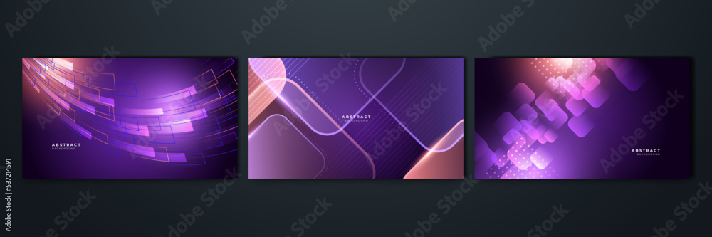 Modern abstract high-speed light effect. Technology futuristic dynamic motion on blue background. Movement pattern for banner or poster design background concept.