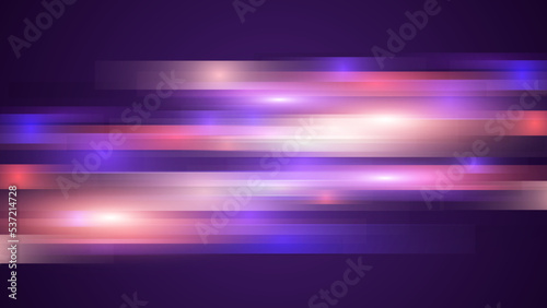 Modern abstract high-speed light effect. Technology futuristic dynamic motion on blue background. Movement pattern for banner or poster design background concept.