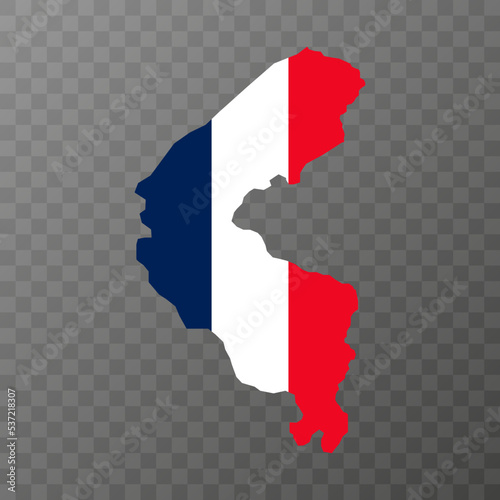 Paris et petite couronne map, Hauts-de-Seine, France. Vector illustration.