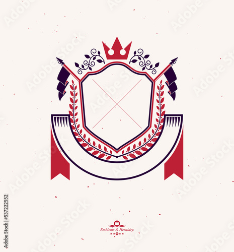 Graphic emblem made with im...