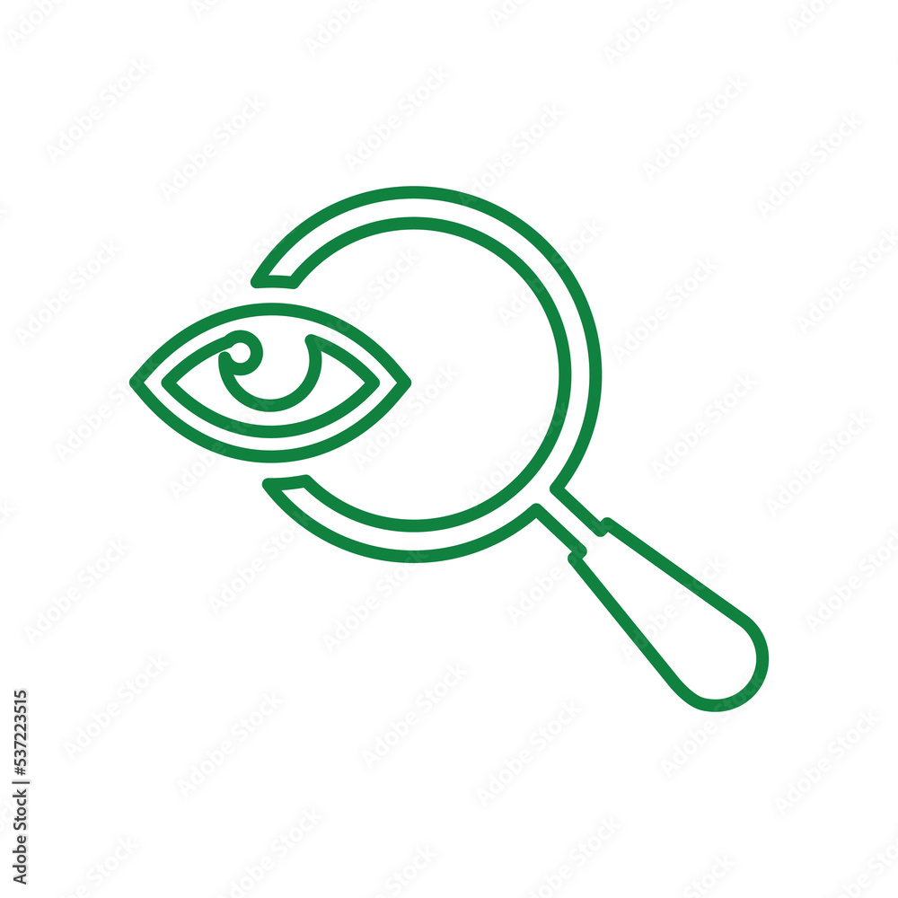 Find, search, view line icon. Outline vector. Find, search, view line icon. Outline vector.