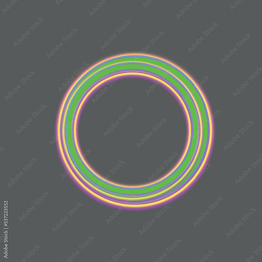Shining Circle Neon Frame Shining Circle Neon Frame