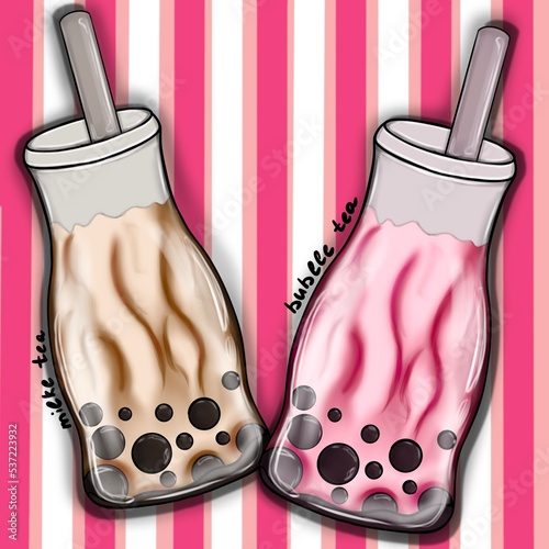 Bubble milk tea 