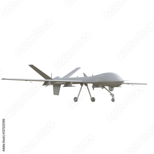 3d rendering illustration of an uav military drone