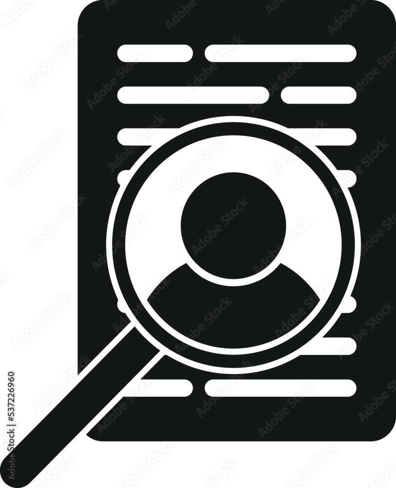 Search audience icon simple vector. Lead goal. Customer ad Search audience icon simple vector. Lead goal. Customer ad