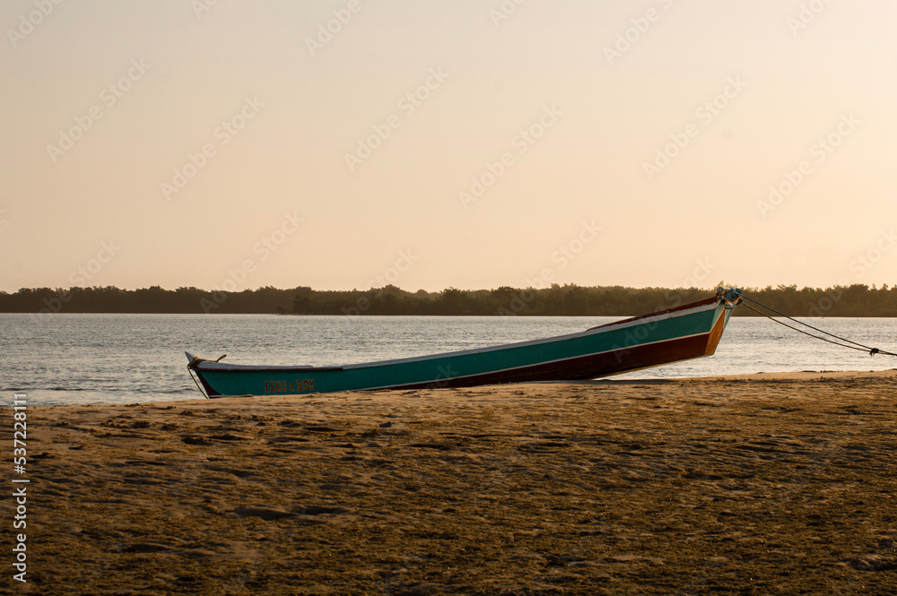 boat on the beach