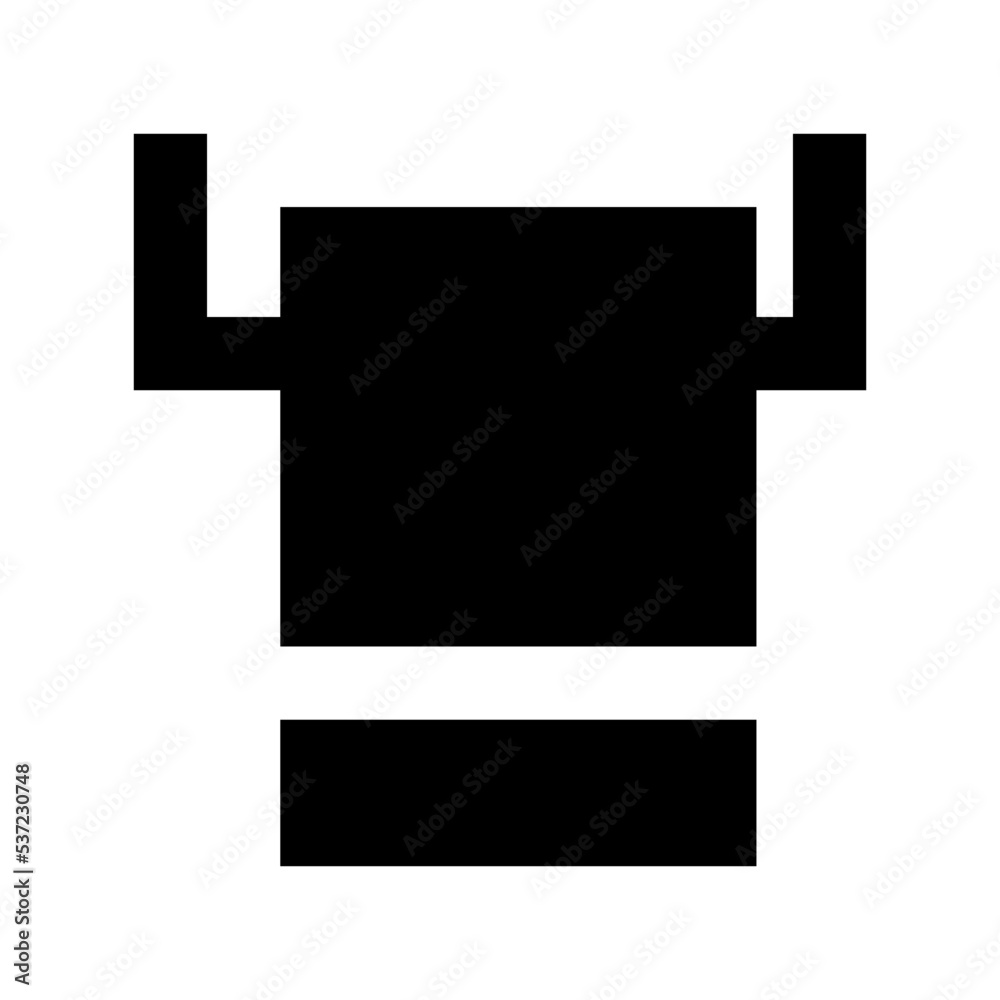 Towel Hanger Flat Vector Icon Towel Hanger Flat Vector Icon