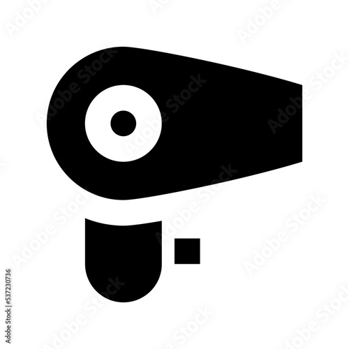 Hair Dryer Flat Vector Icon