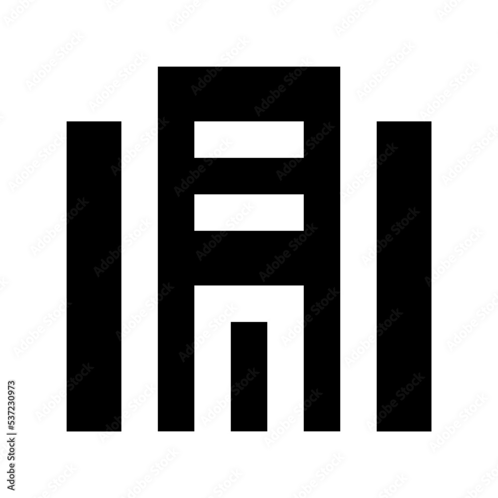 Hotel Building Flat Vector Icon Hotel Building Flat Vector Icon