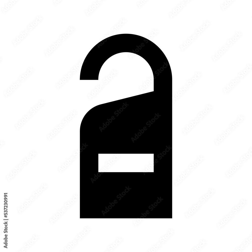 Door Hanger Flat Vector Icon