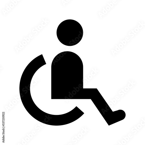 Handicap Flat Vector Icon