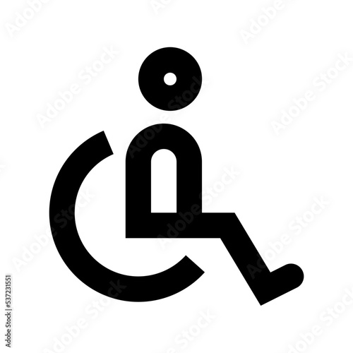 Handicap Flat Vector Icon
