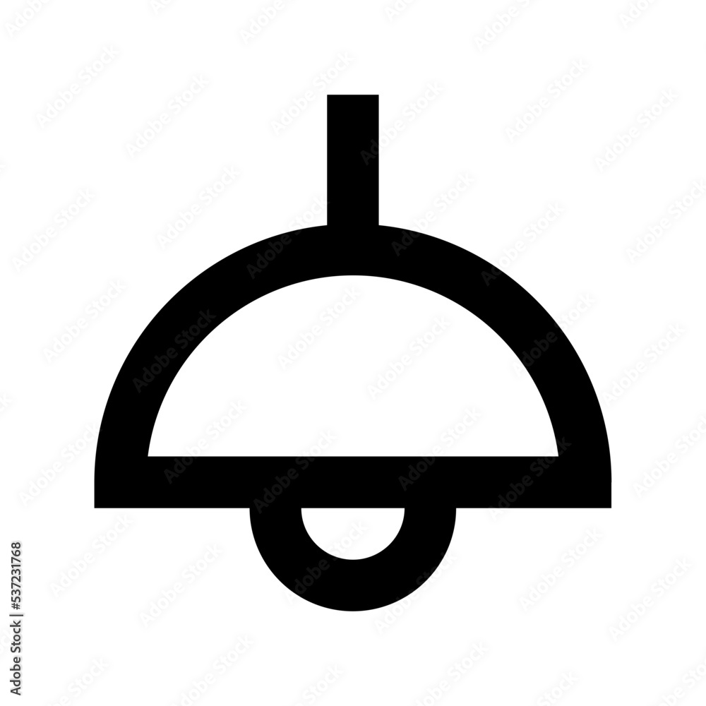 Ceiling Light Flat Vector Icon Ceiling Light Flat Vector Icon