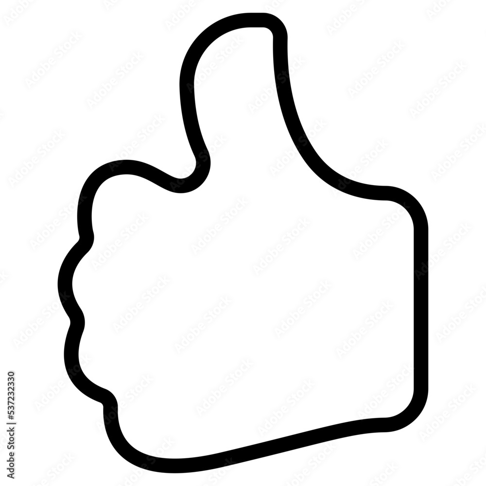 hand cartoon line icon hand cartoon line icon