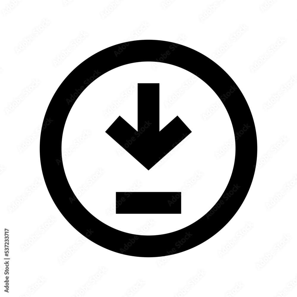 Downloading Vector Icon Downloading Vector Icon