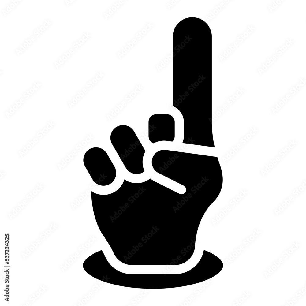 hand cartoon glyph icon hand cartoon glyph icon