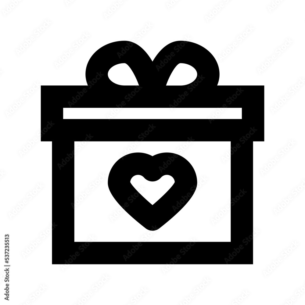 Gift Box Flat Vector Icon Gift Box Flat Vector Icon