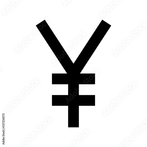 Japanese Yen Flat Vector Icon