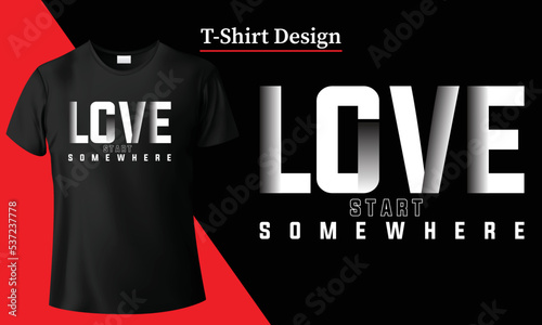 Typography t shirt design. American Fashionable T-shirt Design Vector illustration graphic tshirt for print, Text apparel quote street slogan shirt, retro art urban tee Vintage trendy quotes LOVE