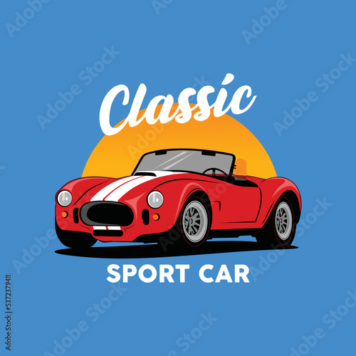 car classic car sport car illustration of a car car vector