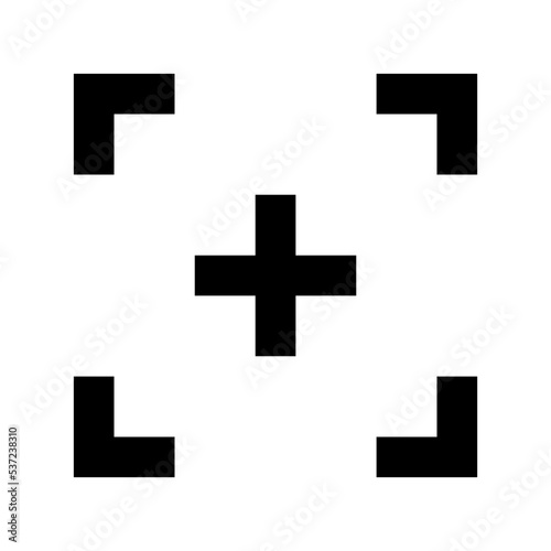 Focus Selector Flat Vector Icon