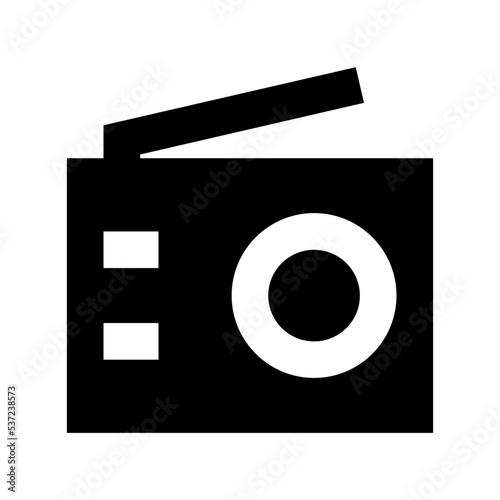 Radio Flat Vector Icon