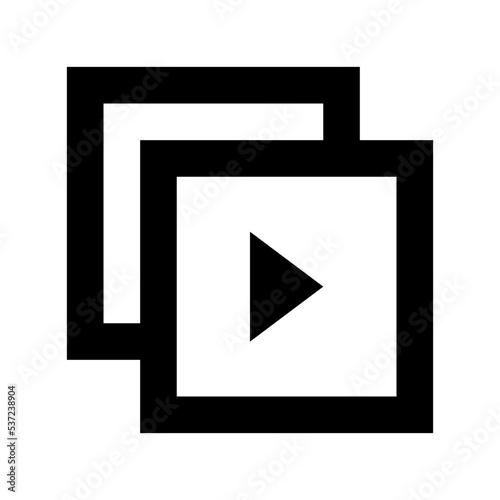 Free Download Media Player Flat Vector Icon - GFXLoad