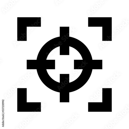 Focus Tool Flat Vector Icon