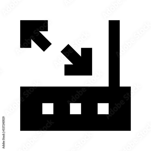 Internet Modem Flat Vector Icon