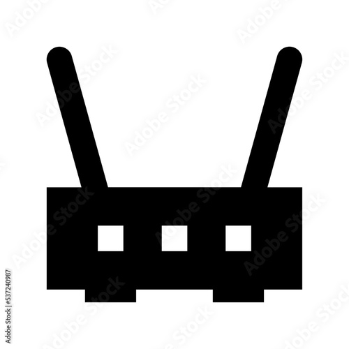 Internet Booster Flat Vector Icon