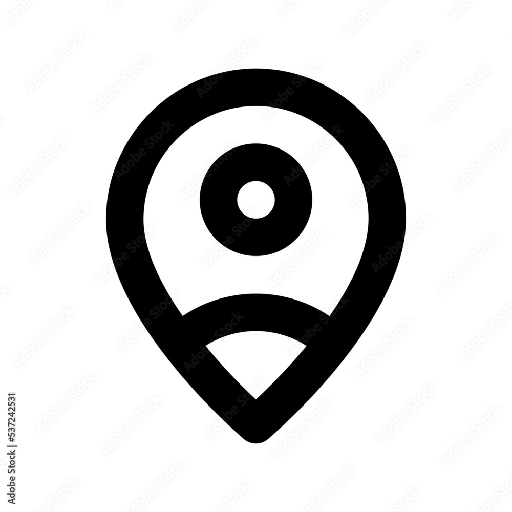 User Location Flat Vector Icon