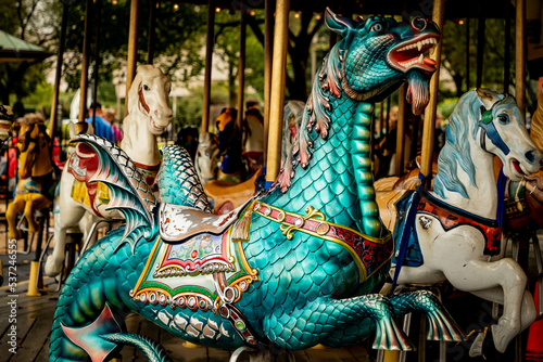 carousel on the national mall washington dc photo