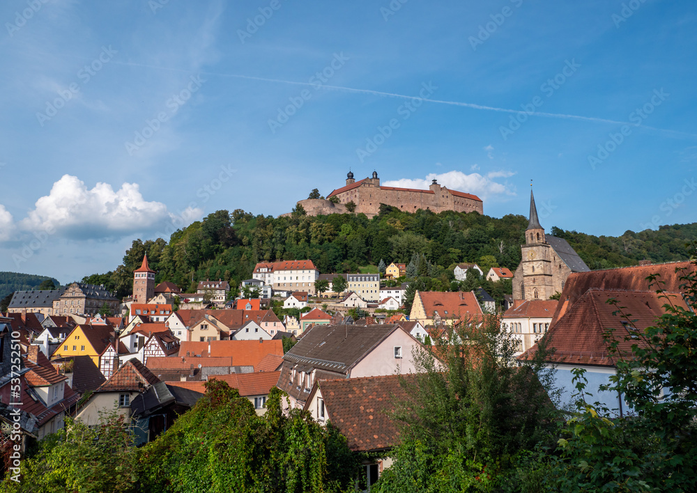 City panorama of Kulmbach in Bavaria