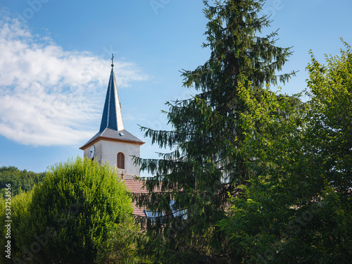 Walshwiller is commune in north-east of France in Grand Est region, Haut-Rhin department, Altkirch district, Altkirch canton. Church of Wolschwiller photo