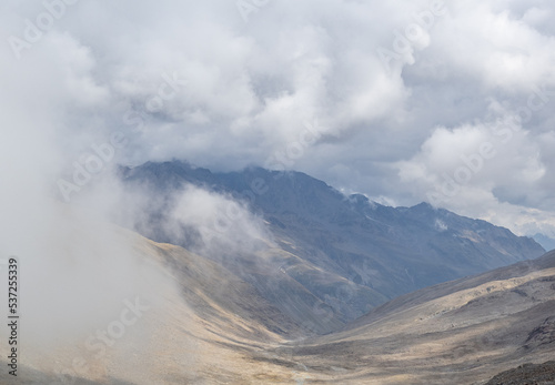 mountains in Kurzras in South Tyrol