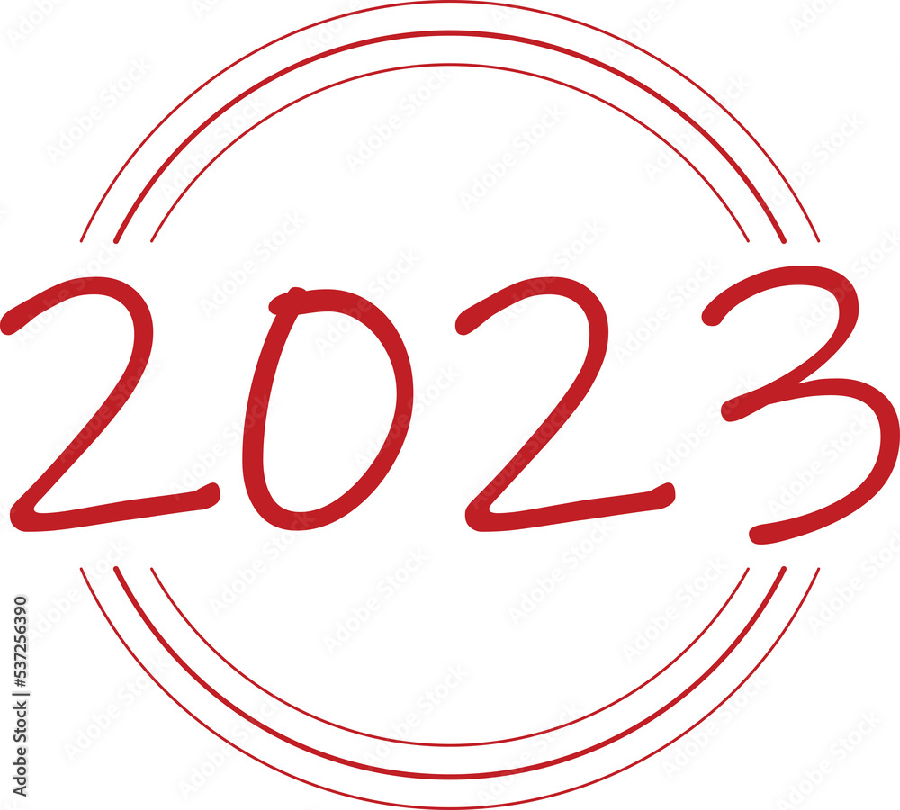 2023 New Year Number with Three Arches 2023 New Year Number with Three Arches