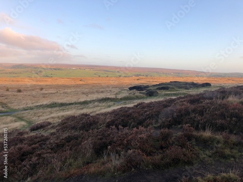 Sunrise over Baildon Moor, West Yorkshire