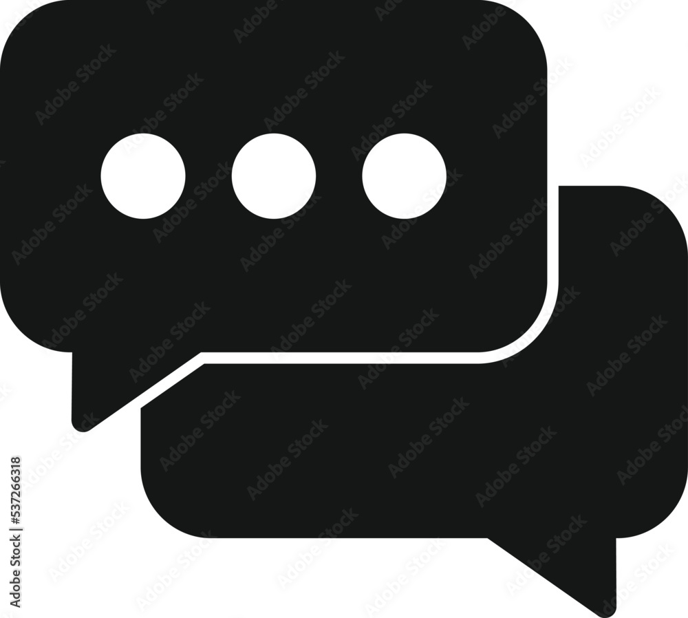 Info chat icon simple vector. Contact call. Customer support Info chat icon simple vector. Contact call. Customer support