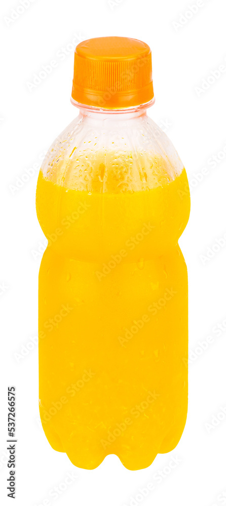 bottle of orange juice isolated and save as to PNG file bottle of orange juice isolated and save as to PNG file