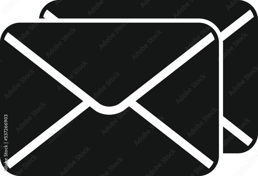 Mail service icon simple vector. Online internet. Email page Mail service icon simple vector. Online internet. Email page