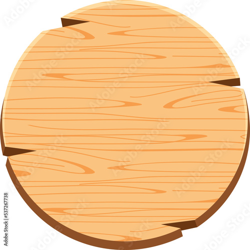 circle wooden sign, wooden board, circle wood plank photo