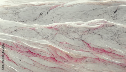 Marble wall with rosy lines