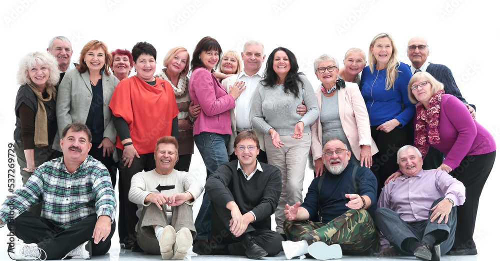 in full growth. group of diverse people standing together in full growth. group of diverse people standing together