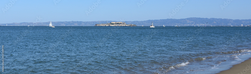 Alcatraz Island, small island in San Francisco Bay, 1.25 miles off shore from San Francisco, California, United States