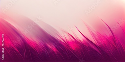 Magenta grass flying in the wind with a blur effect