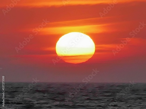 sunset on the sea © Mateusz