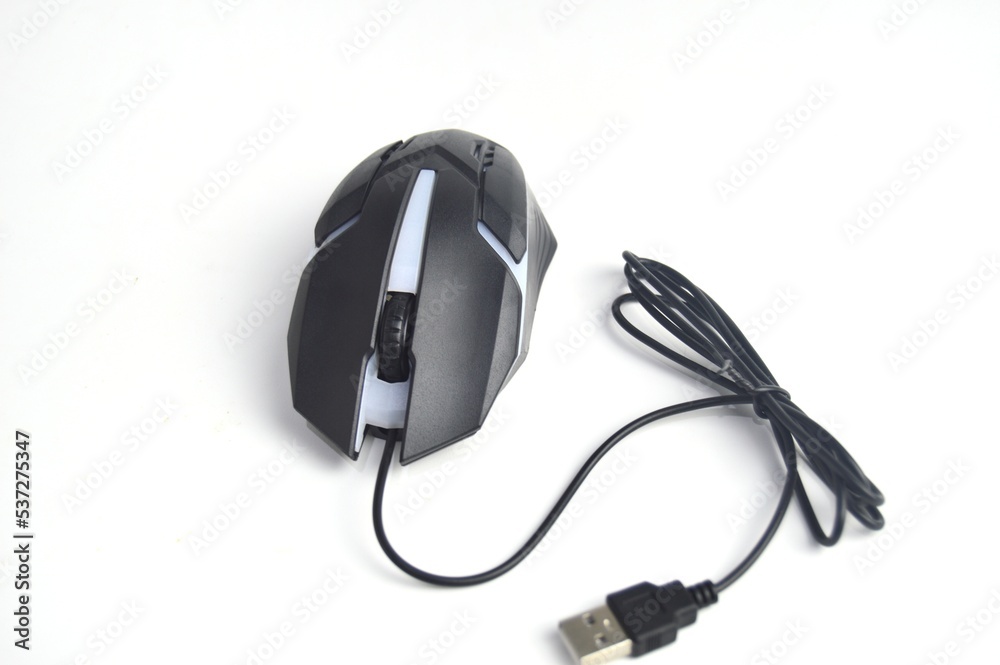 Modern computer mouse isolated on white background Modern computer mouse isolated on white background